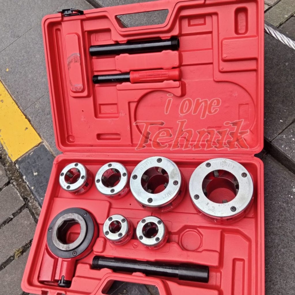 Alat senai pipa 1/2"- 2" manual model ridgid