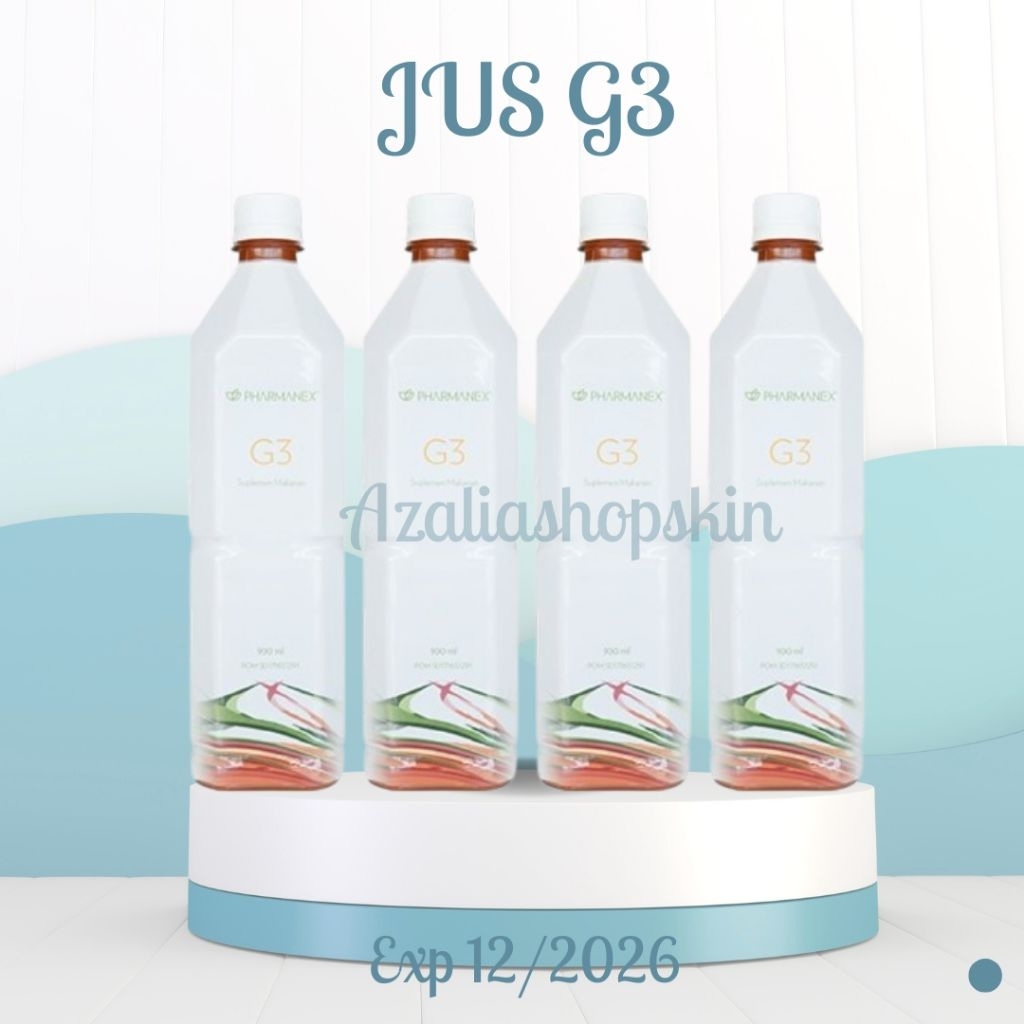 4 Botol Jus g3 Pharmanex exp 2026