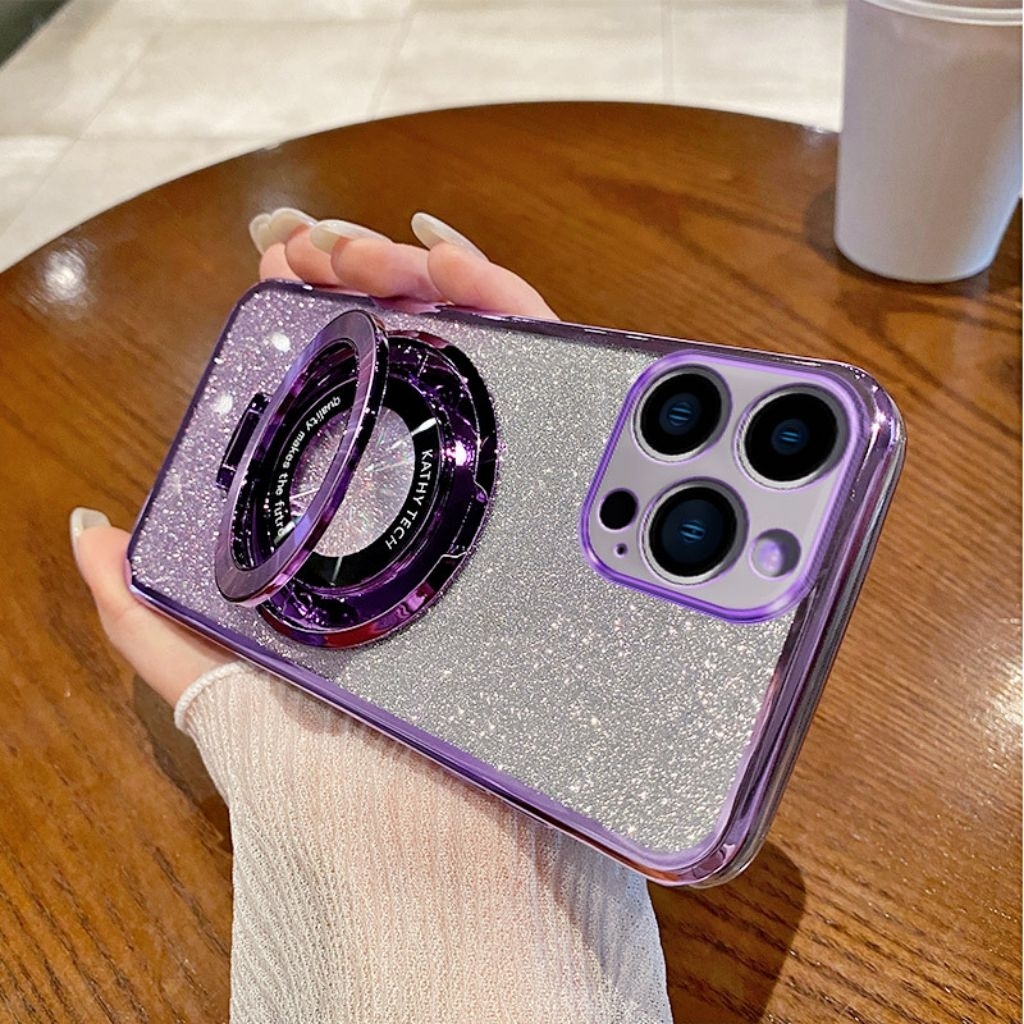 Casing Oppo A54 A53 A38 A33 A18 A17 A17k A16 A16s Softcase Dengan Standing 360° MagSafe Terbaru