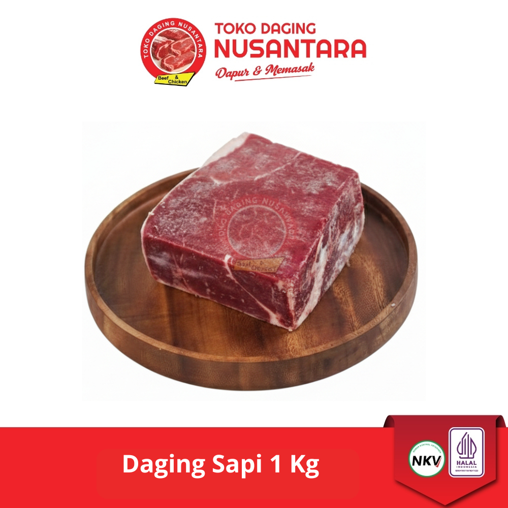 Daging Sapi 1Kg – Daging Sapi Bagian Paha Belakang | Toko Daging Nusantara