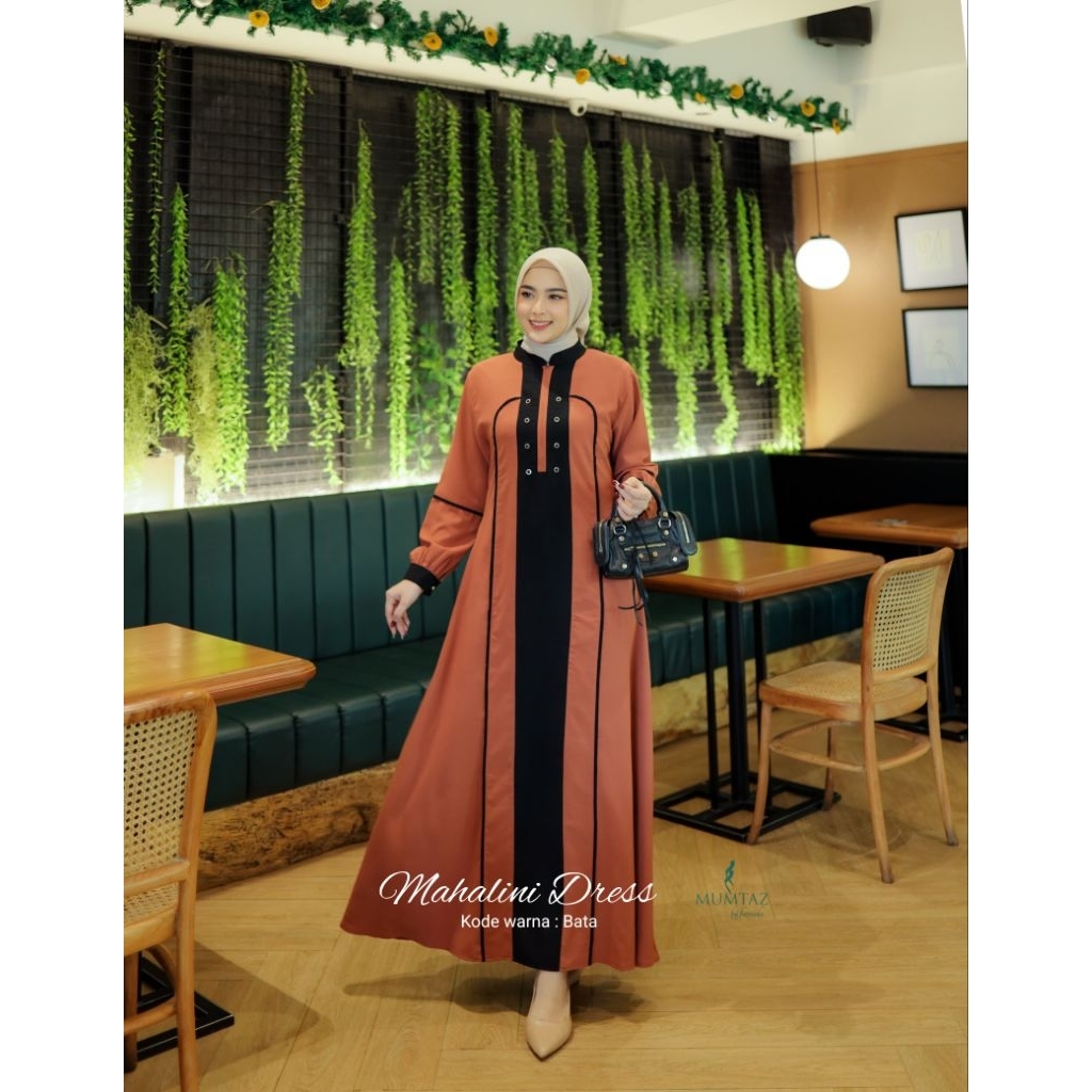 Mahalini Dress gamis ori by Mumtaz