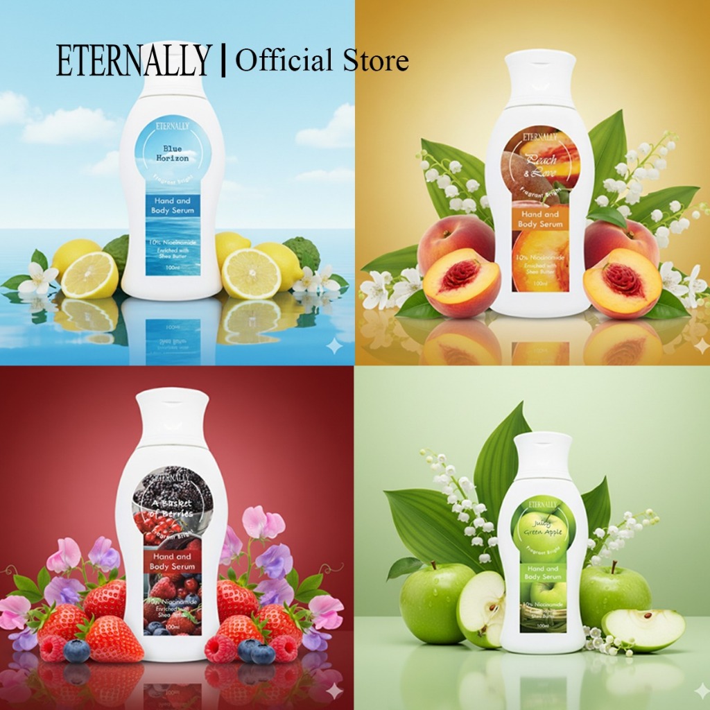 [ Body Serum 10% Niacinamide ] ETERNALLY Hand Body Serum -  Ringan Glowing Lotion