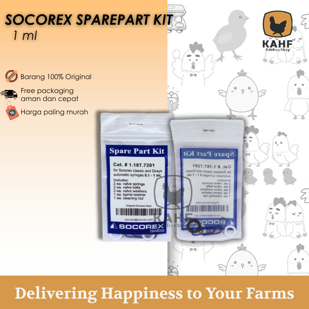 Socorex Sparepart Kit 1 ml Original Medion [KAHF PS]