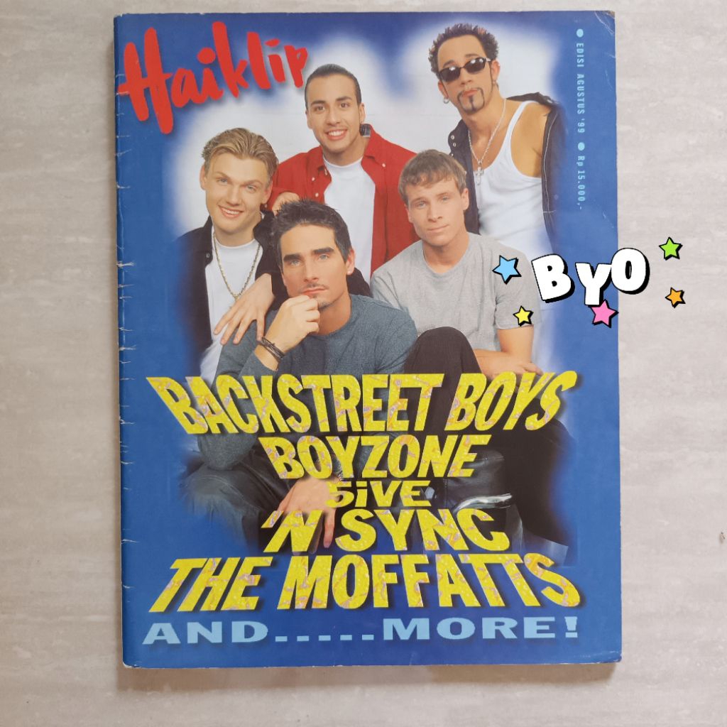 Majalah Hai Klip Edisi Boyband th 1999