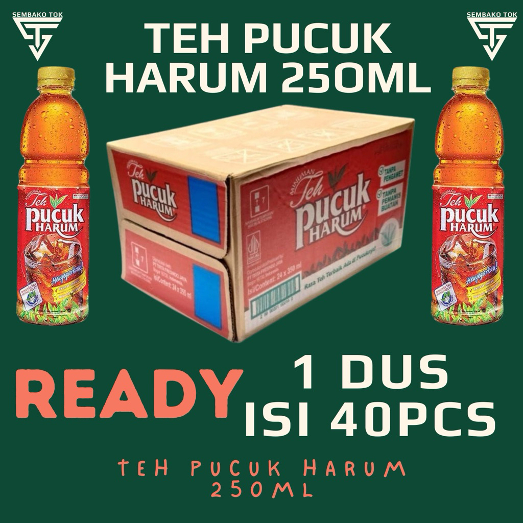 Teh Pucuk Harum 1 Dus Isi 24 Botol 250ml
