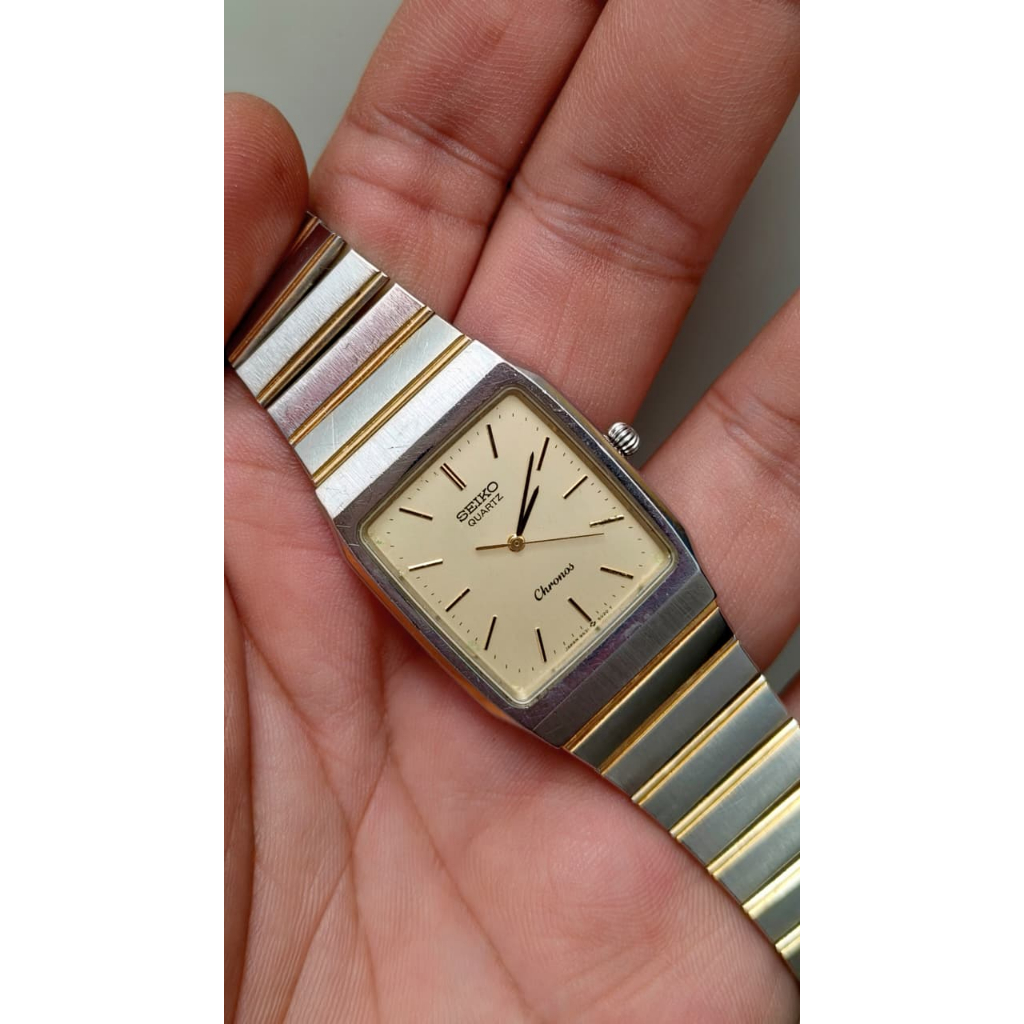 Jam Seiko Chronos Tank Quartz ORIGINAL MURAH