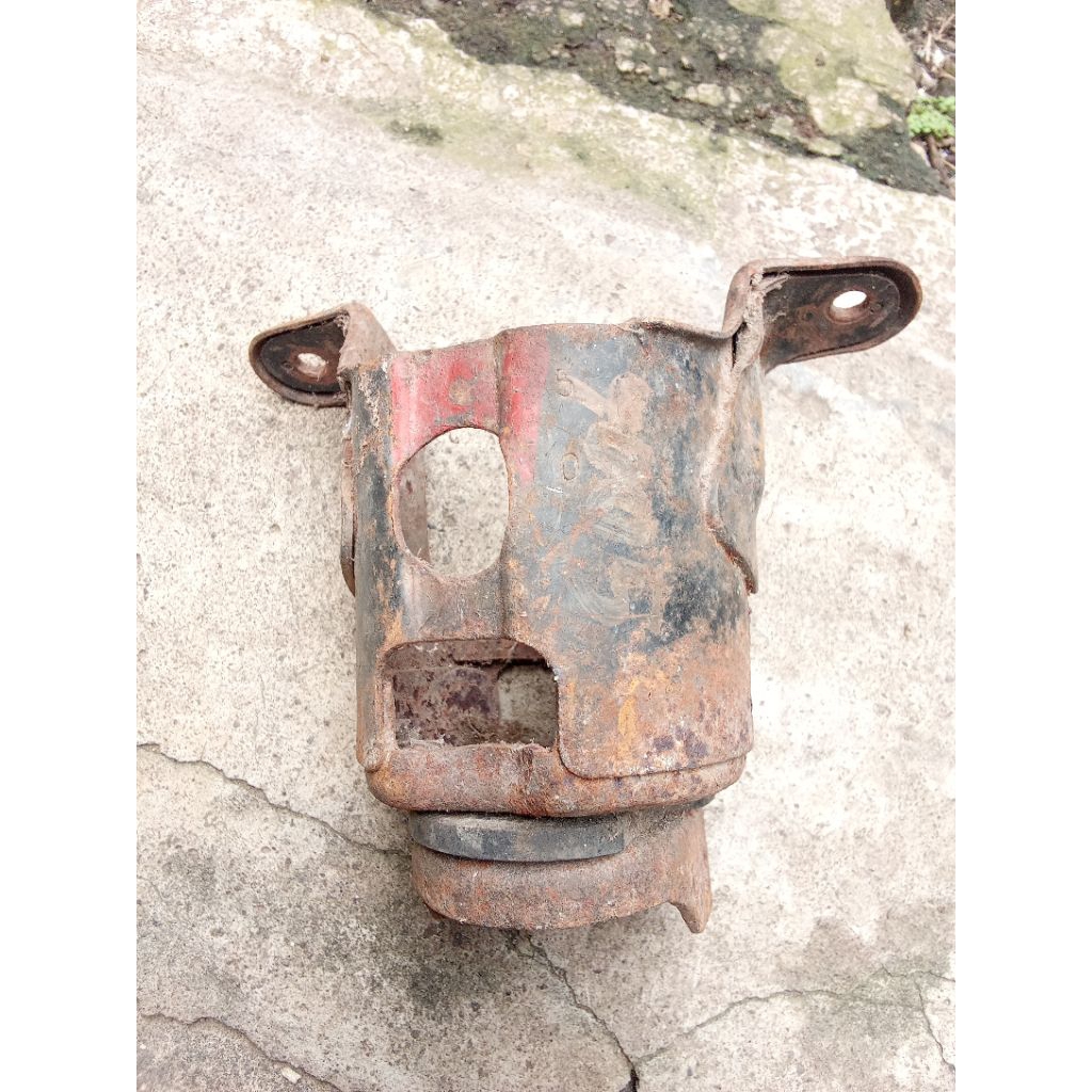dudukan + asbak stang stir Honda c70 original copotan lepasan motor