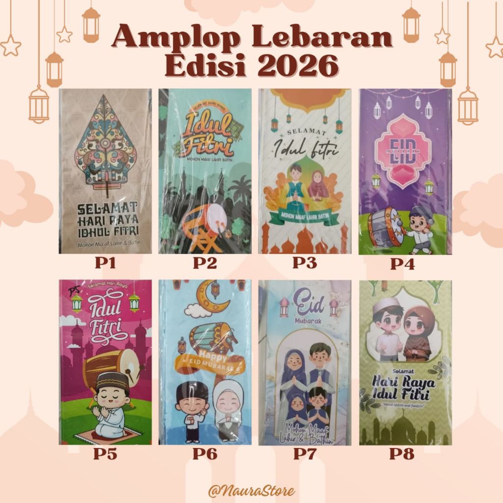 AMPLOP LEBARAN PANJANG | ANGPAU LEBARAN PANJANG | ANGPAU