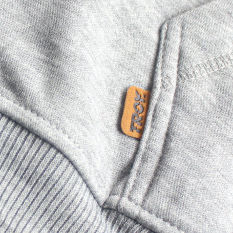Troy Company Hoodie Zipper Grey Misty Onikuma - Hoodie Zipper Hoodie Abu Misty ZHD 2845