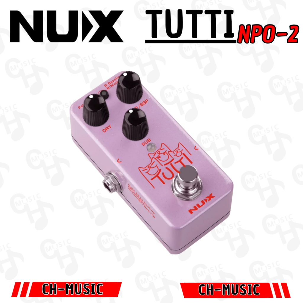 NUX NPO-2 Tutti Polyphonic Octave Pedal Original Nux NPO2