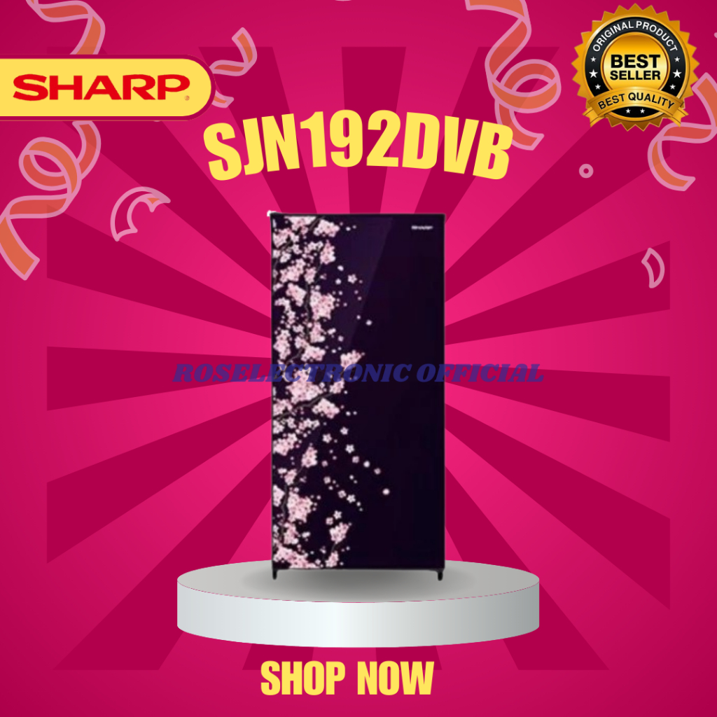 Sharp Kulkas 1 Pintu SJN 192D VB - Kulkas Sharp SJN 192DVB/SJN192DVB/SJN 192 DVB/SJN 192DVB/ORIGINAL