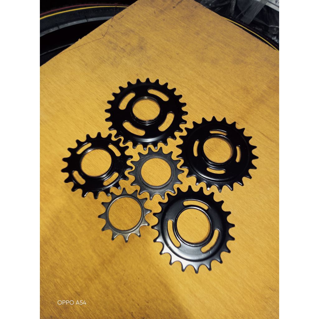 Cog gir doltrap lockring 12T 14T 18T 20T 22T Sepeda Fixie/Fixed Gir mati belakang