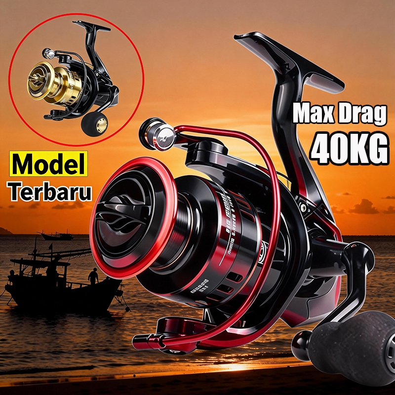 Reel Pancing LK7000/HE7000 / Reel Pancing Murah Kuat Power/ Reel Pancing Laut Tarikan Pancing Metal/