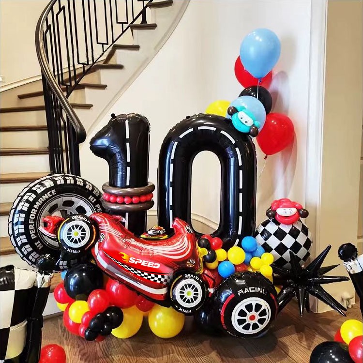 MYSTYLE FOIL KARAKTER BALAP SERI UNTUK ANAK LAKI-LAKI / BALON GAS KARAKTER