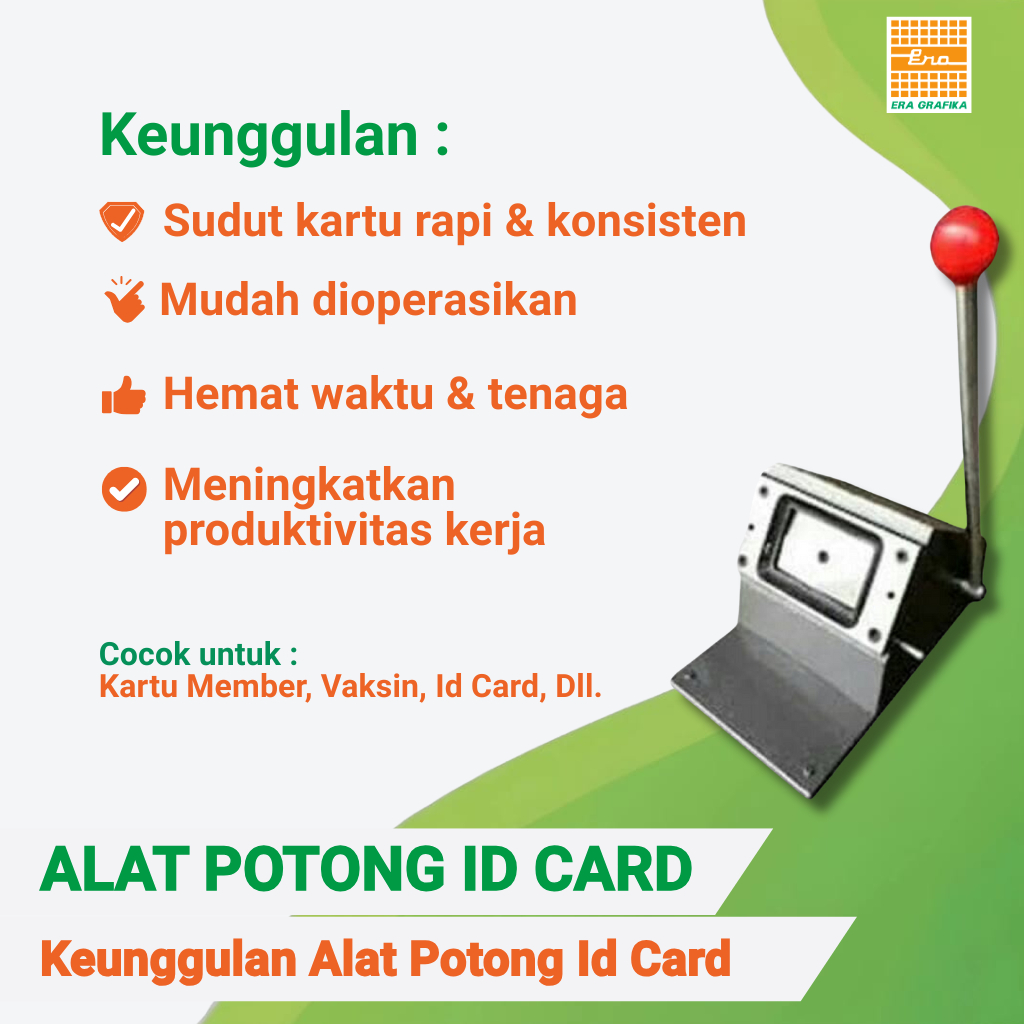 ALAT POTONG | ALAT PLONG | POND ID CARD HEAVY DUTY
