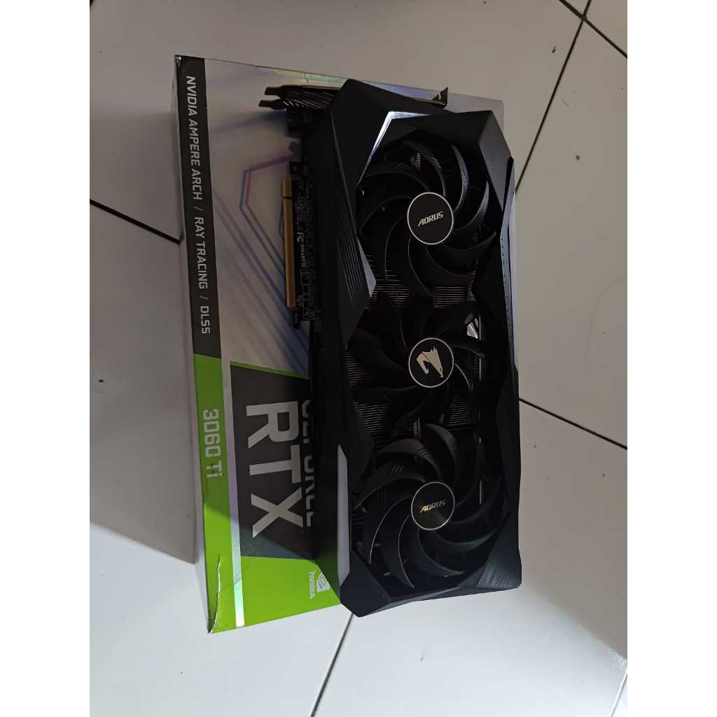 VGA Rusak bundle AORUS 3070 Ti dan IGame White 3060 Ti