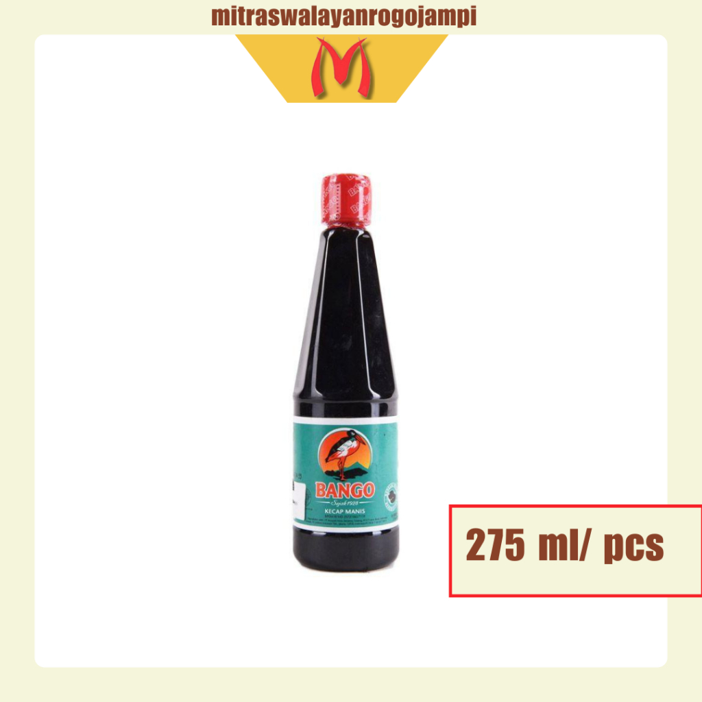 Kecap Bango 275 Ml - Kecap Manis Bango Botol