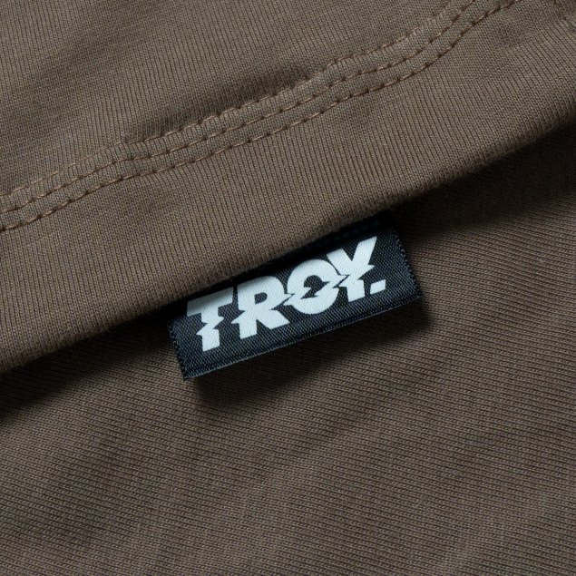 Troy Company Tshirt Maple Brown Sign Language - Kaos Lengan Pendek Kaos Coklat Maple MTD 3198