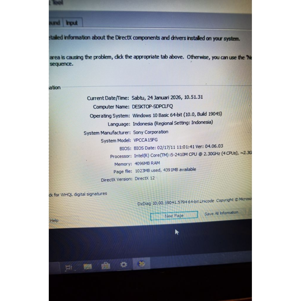laptop core i5 bekas kantor dibawah 1jt