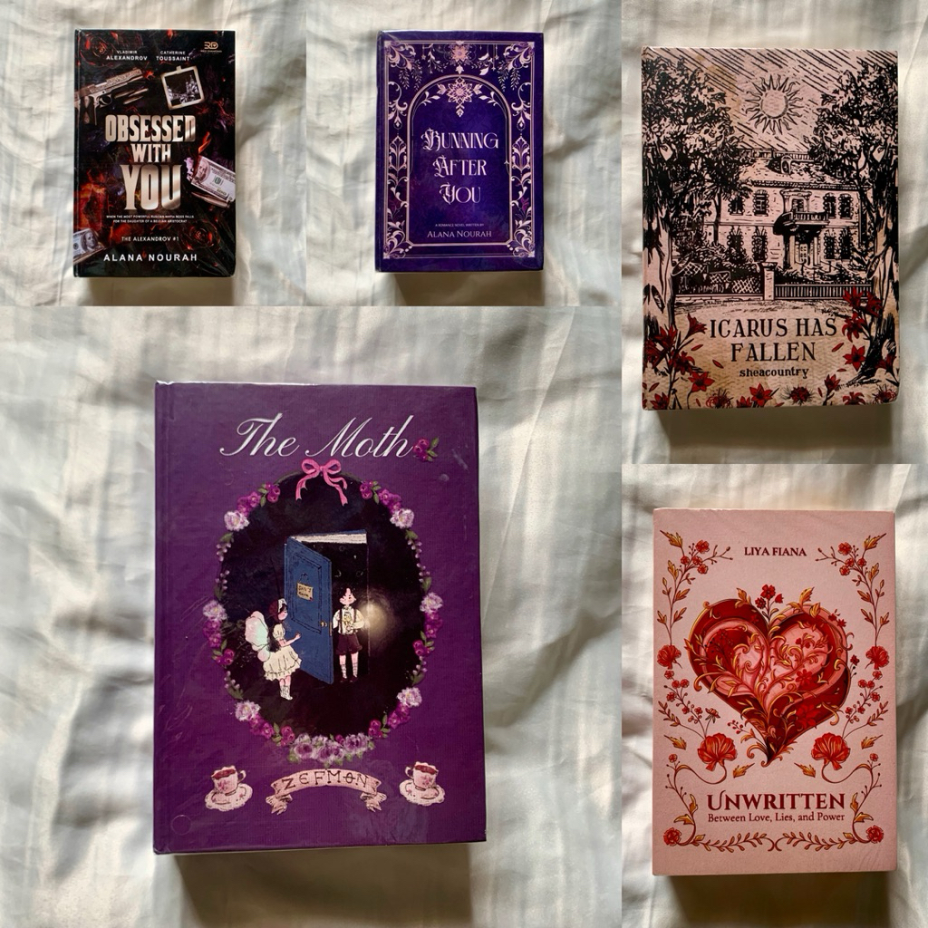 [BACA DESKRIPSI] NOVEL ORIGINAL PRELOVED & UNSEALED HC - SC | OBSESSED WITH YOU & RUNNING AFTER YOU 