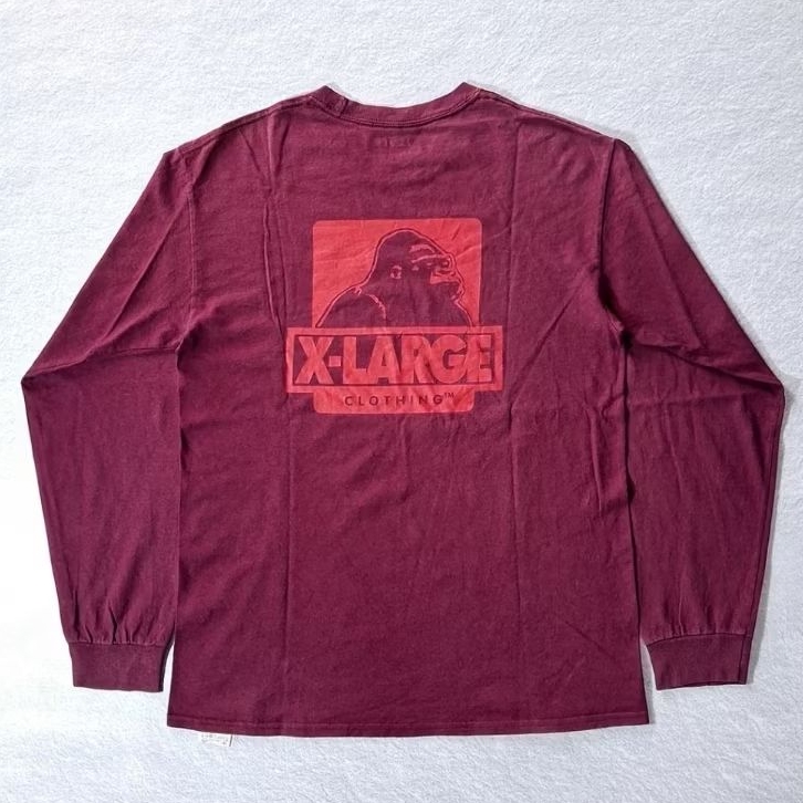 XLARGE CLOTHING MAROON LONG SLEEVE