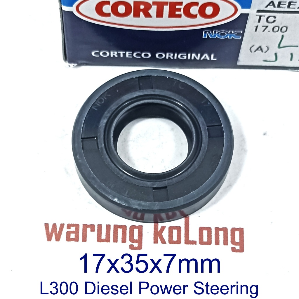 Oil Seal Power Steering L300 Diesel L039 17x35x7 NOK Corteco stir setir steer oli TC 17 35 7