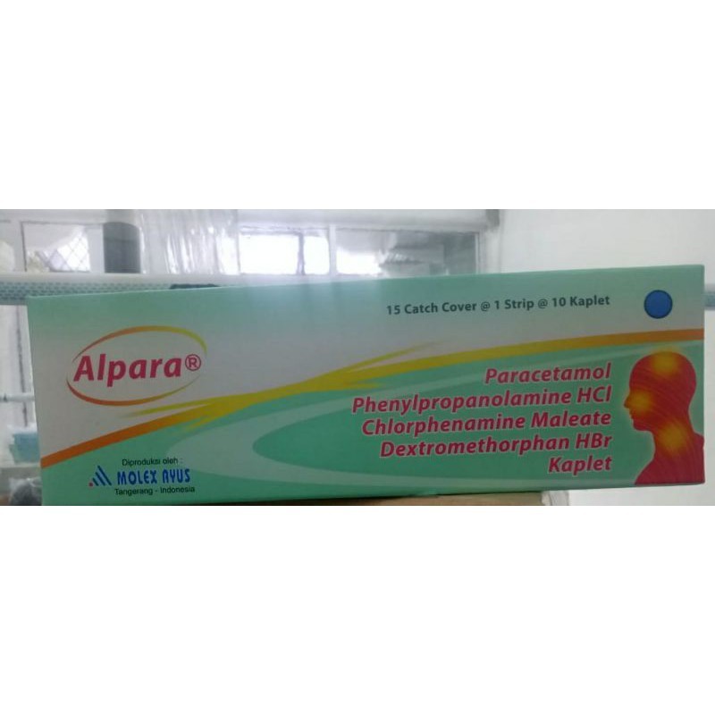 ALPARA Kaplet, obat batuk pilek, 1 Strip isi 10 kaplet
