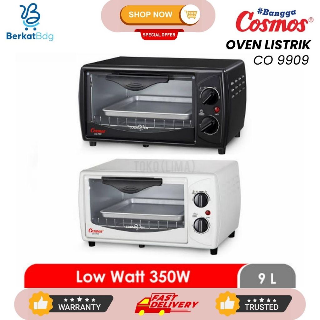 Cosmos Oven CO 9909 Oven Low Watt 9 Liter