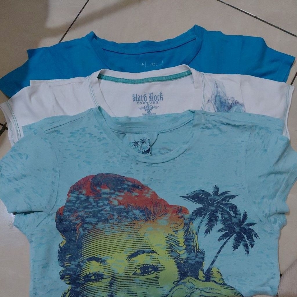 kaos hard rock bali 3 pcs