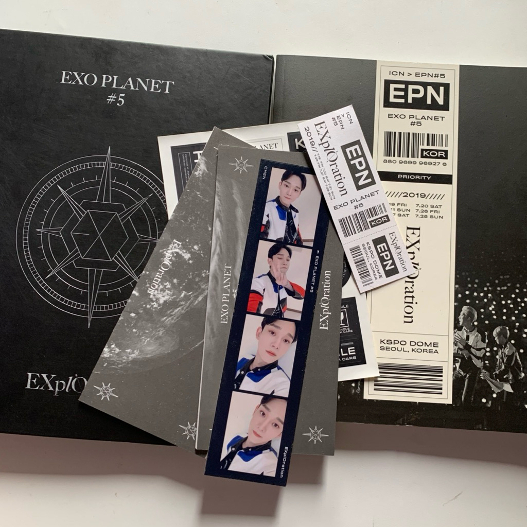 exo exploration in seoul official concert dvd photobook photocard pc chen