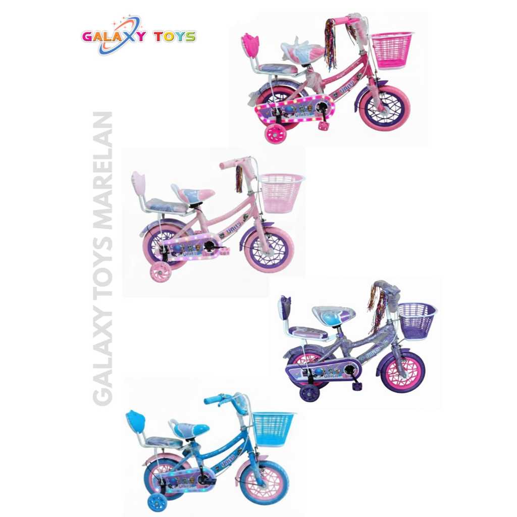 Sepeda Cewe Unity Bicycle 12'' Mini Eva Music