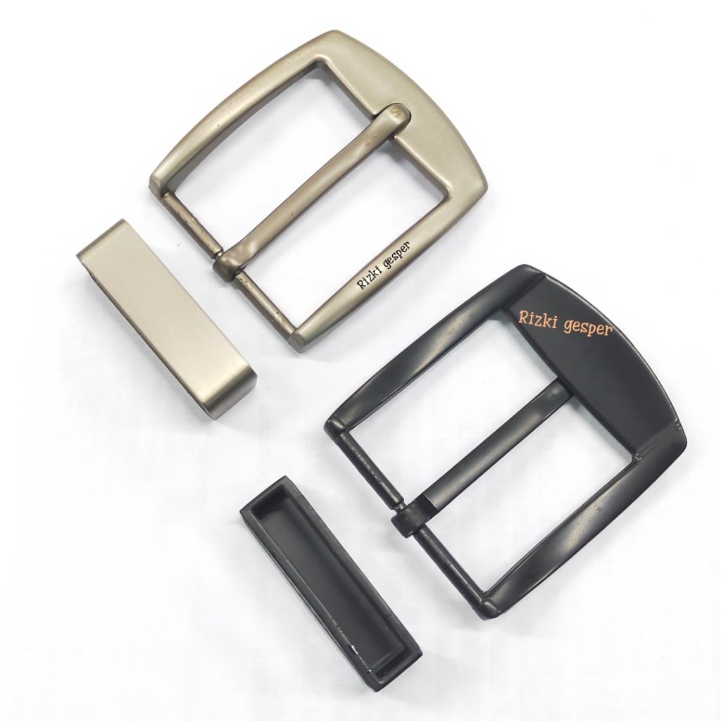 KEPALA GESPER KULIT KEPALA IKAT PINGGANG PRIA MODEL JARUM TUSUK