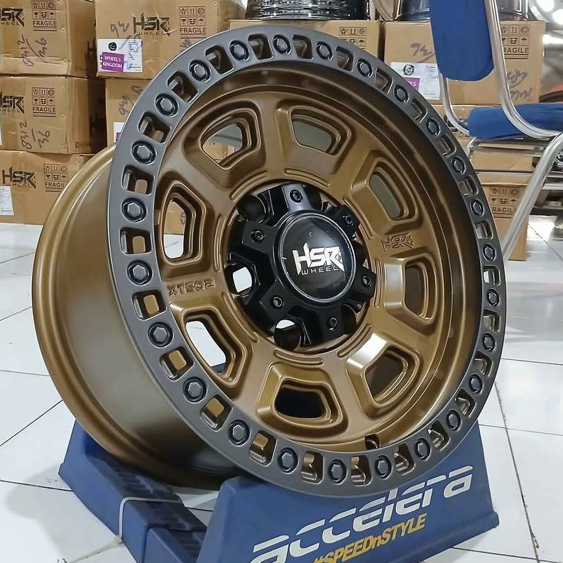 Velg Racing Hsr Xts02 Ring 16 Lubang 6 Buat Mobil Hilux Triton Blazer Panther Dmax surabaya