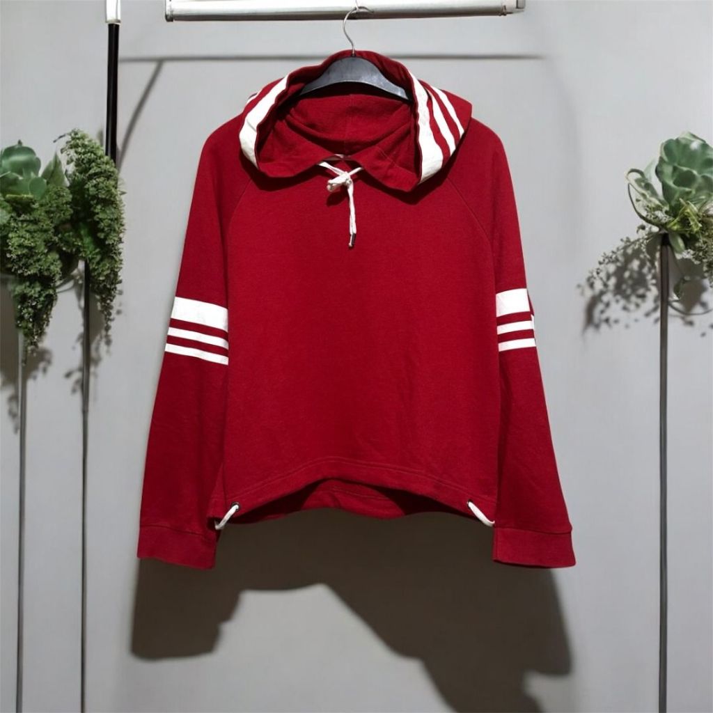 FOREVER 21 Varsity sweatshirt hoodie crop oversize | FOREVER21