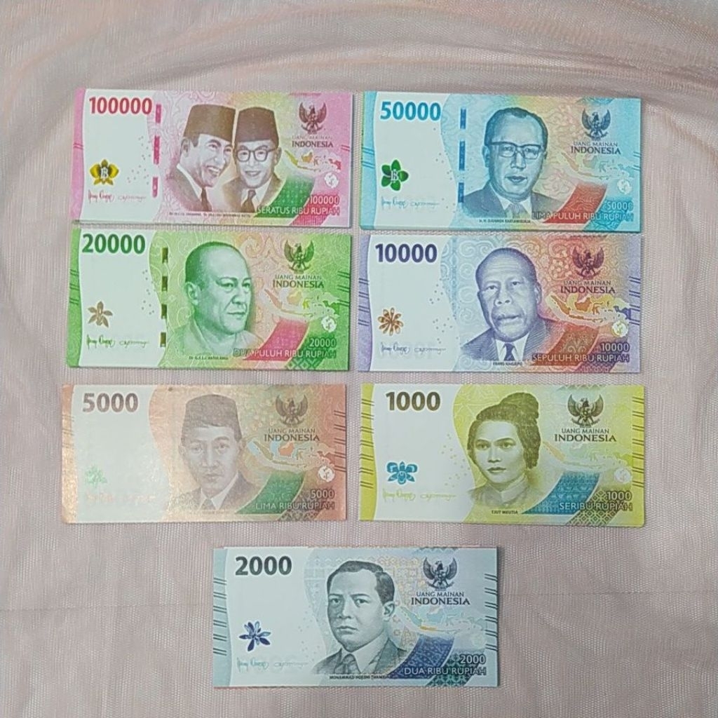 Replika uang Mainan / Uang kertas mainan / replika Uang rupiah kertas / Mainan anak