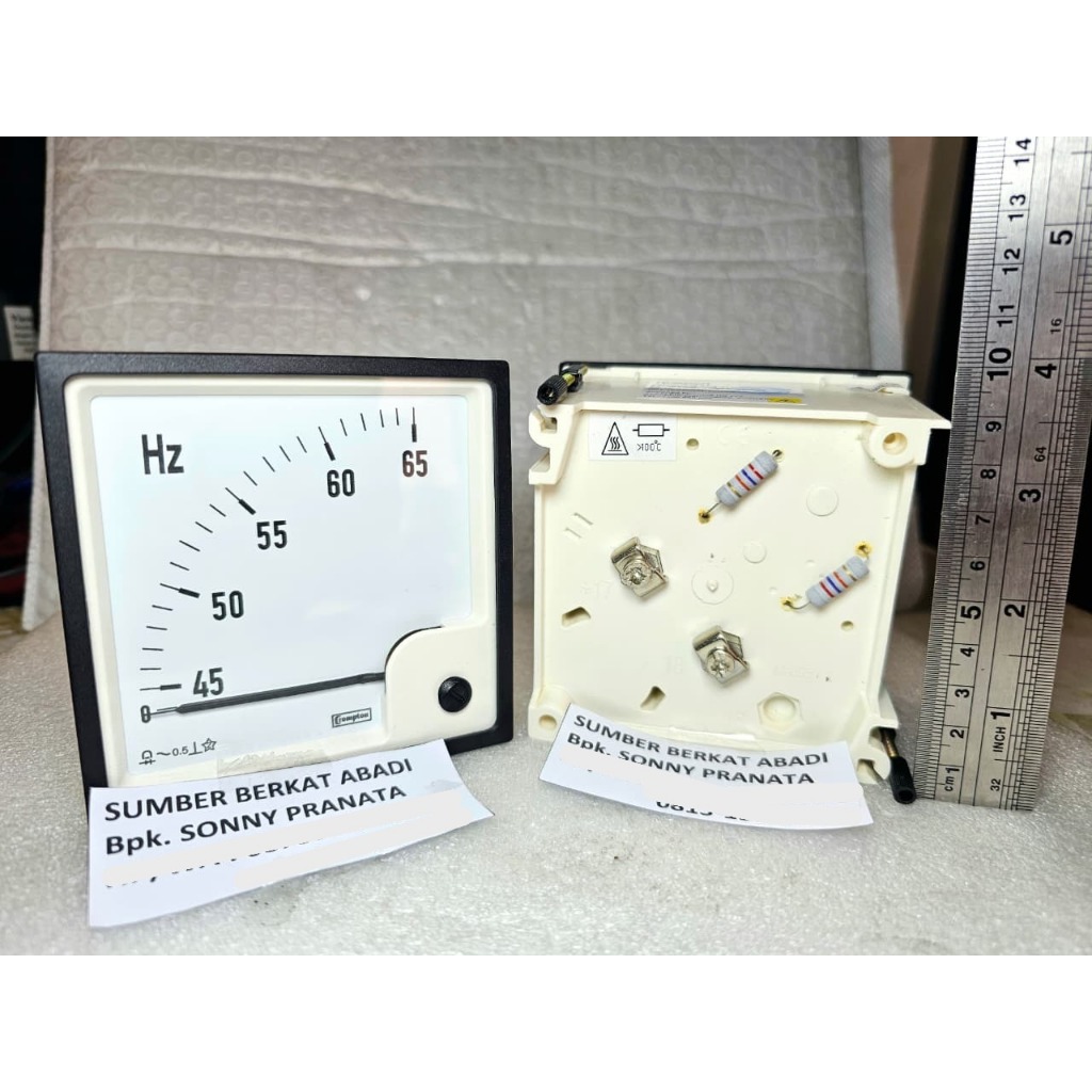 TOP - CROMPTOM E244-41S-G-PL-AJ-AJ HERTZ METER E24441SGPLAJAJ HZ METER E244 41S G PL AJ AJ - 96MM X 