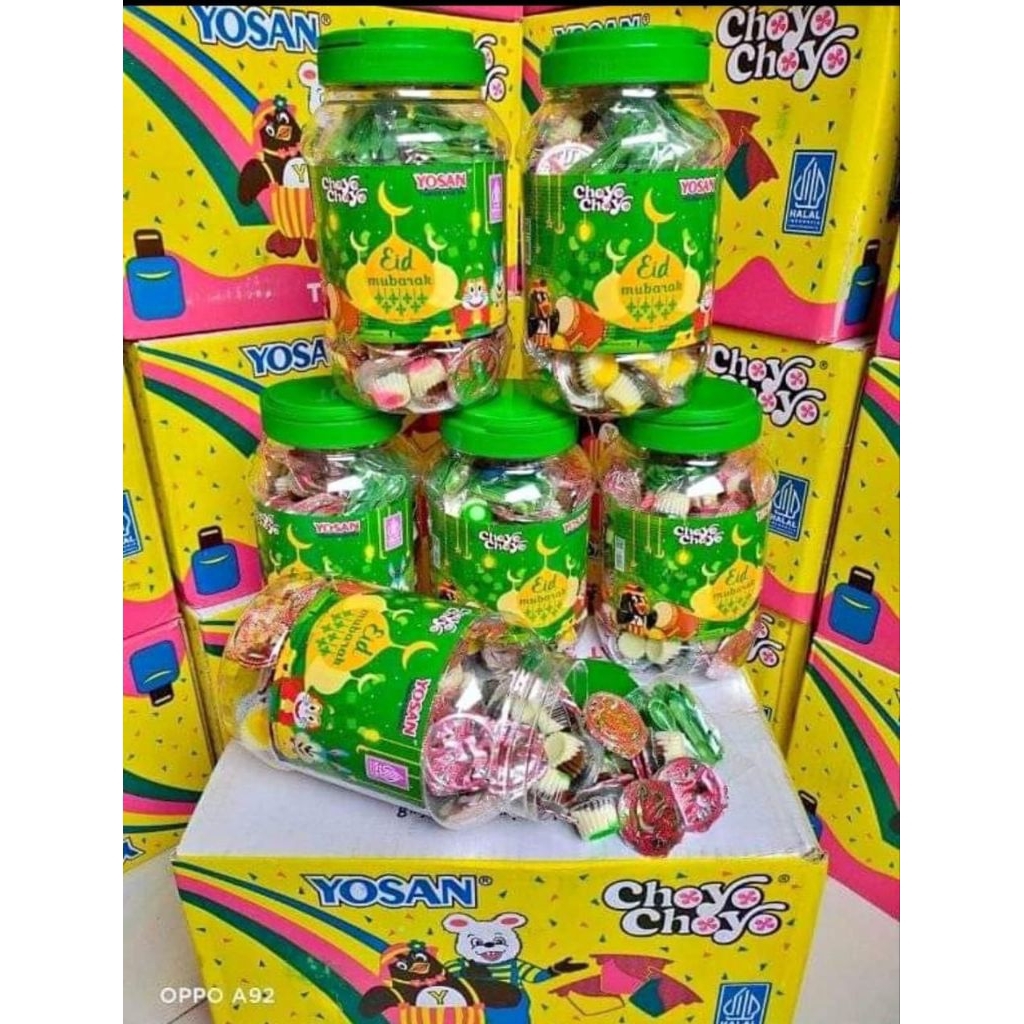 Yosan Choyo Choyo coklat toples jadul jajanan lebaran murah enak jajan nostalgia