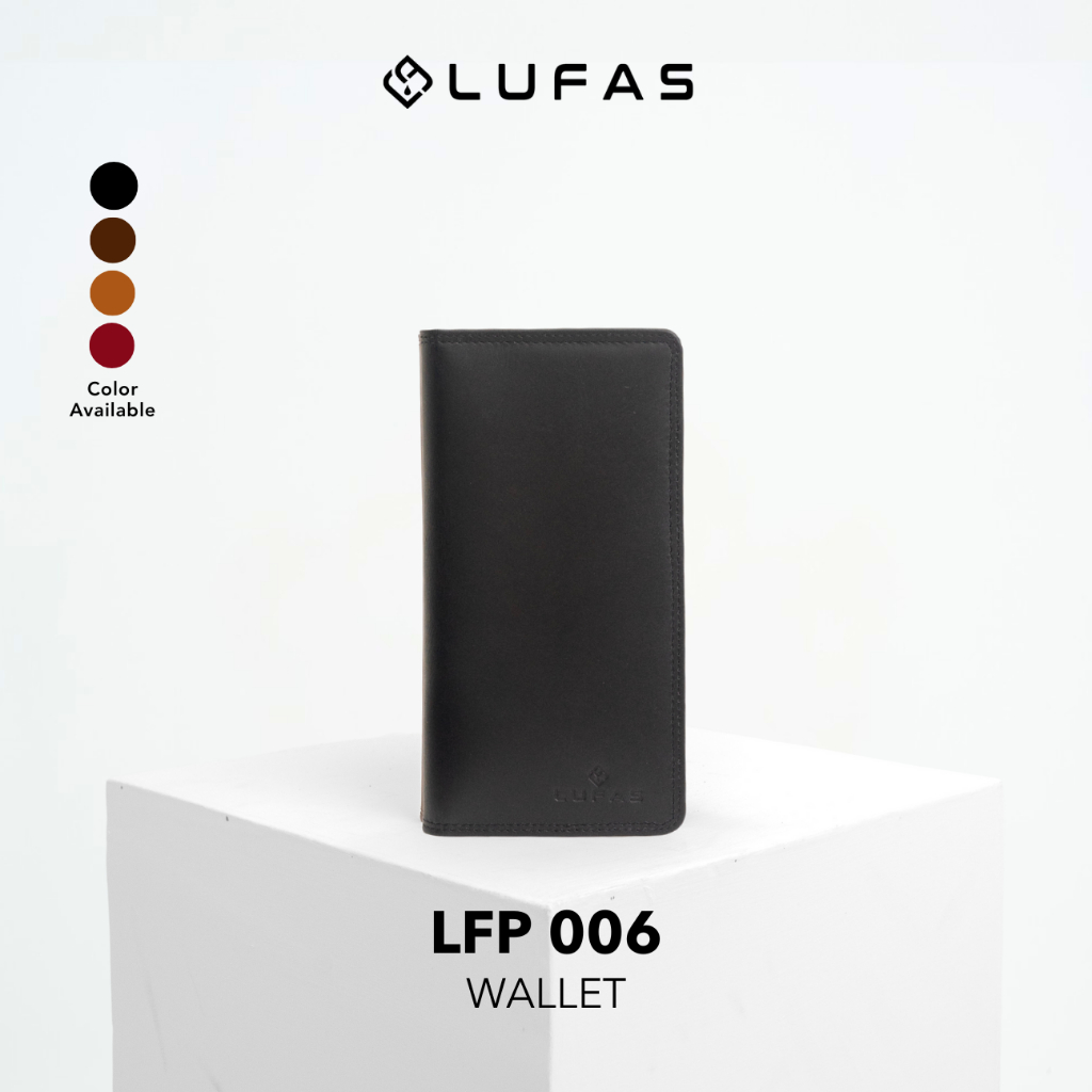 [LFP006 Wallet] LUFAS Dompet Lipat Wanita / Leather Wallet Kulit Sapi Asli Elegan