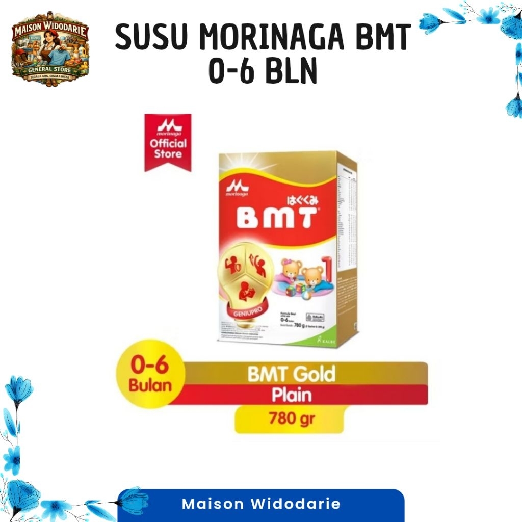 Susu Formula Morinaga BMT Gold untuk Bayi 0-6 Bulan 780gr