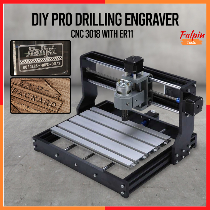 Mesin Ukir Kayu Akrilik Plastik Mesin Ukir CNC Multifungsi DIY Engraving Machine CNC 3018