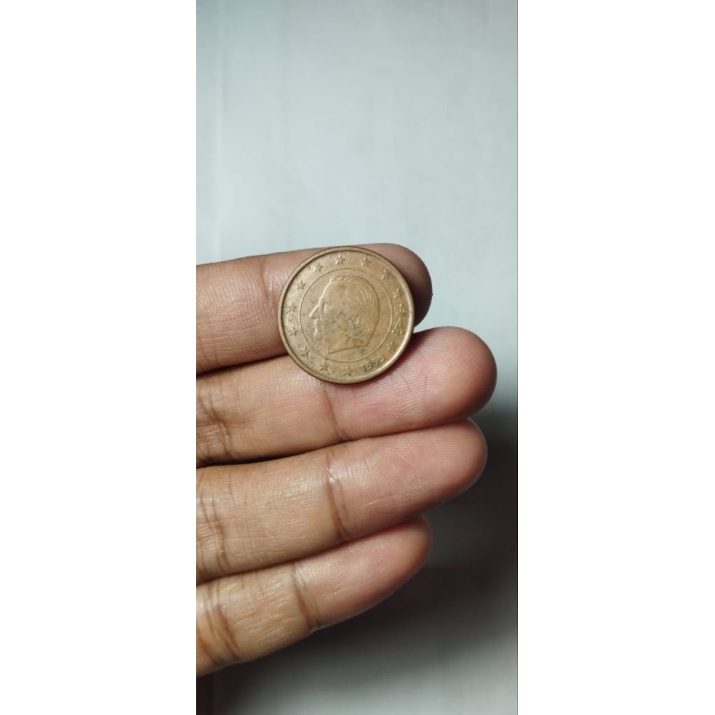 KOIN 5 CENTS EURO BELGIA ANEKA TAHUN