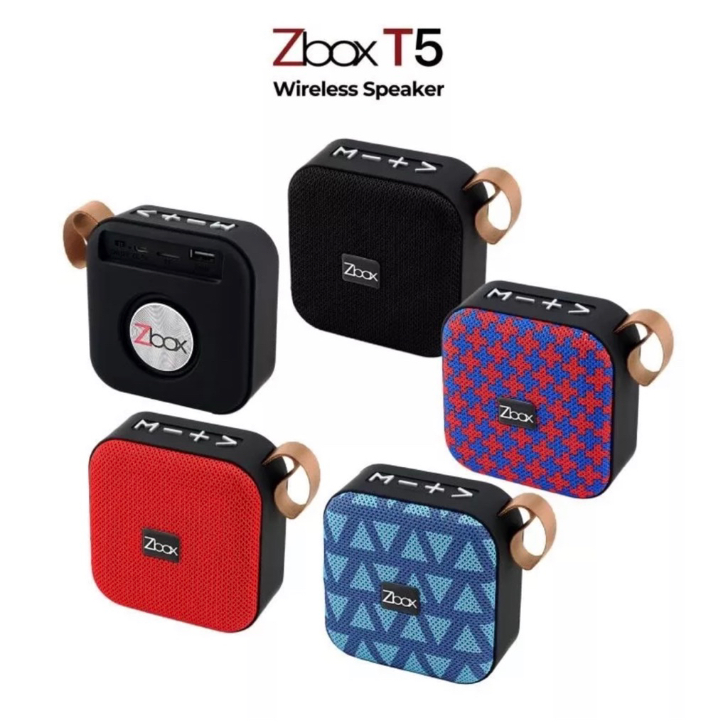 (ZBOX)SPEAKER BLUETOOTH ZBOX T5 | BERPOSTEL | SPEAKER PORTABLE |MUSIC BOX | SPEAKER ORIGINAL