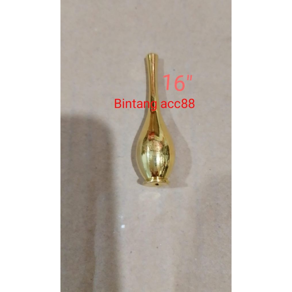 pot / vas dewi kwan im / kwan in / guan yin - kuningan - 16inch