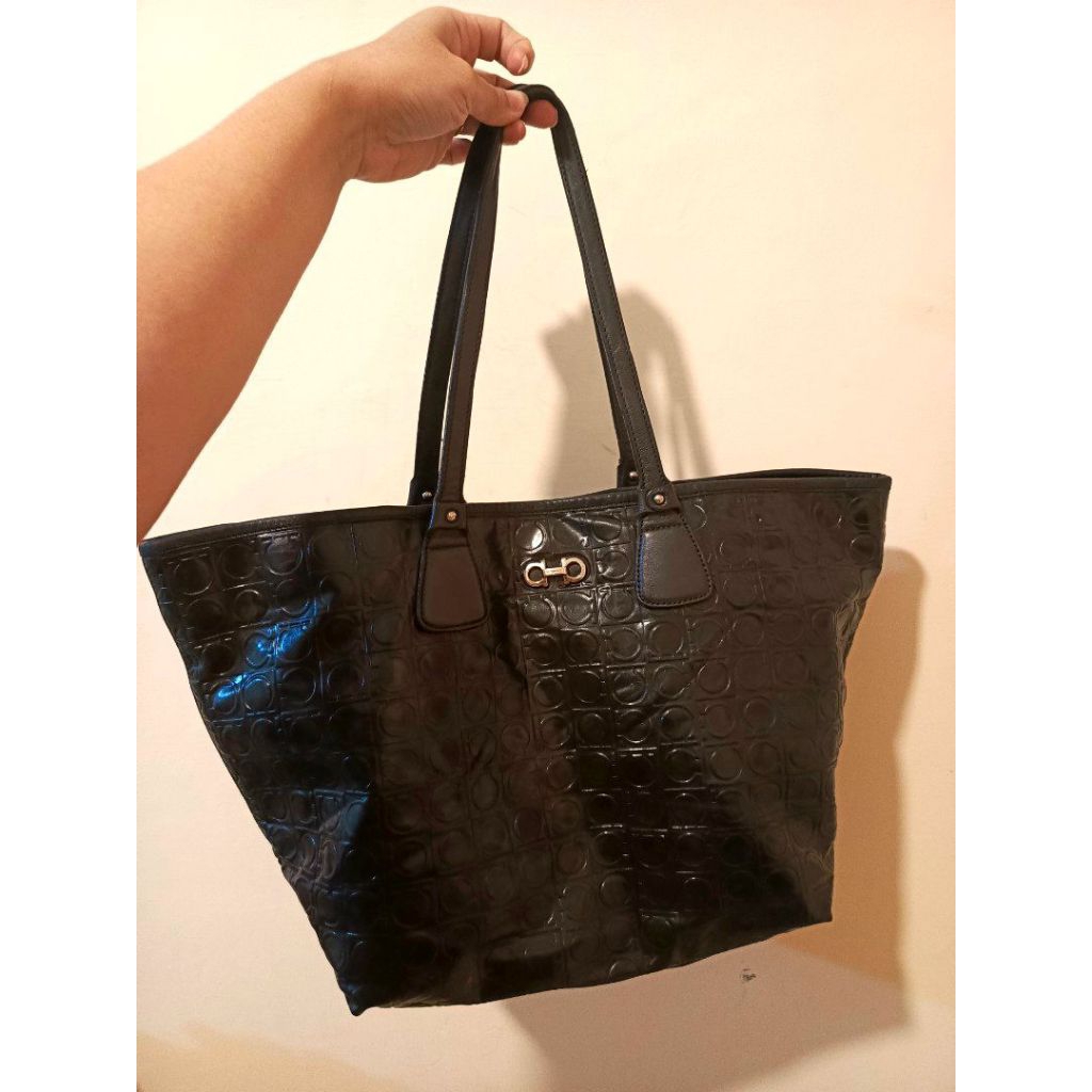Salvatore Ferragamo Gancini Tote Bag