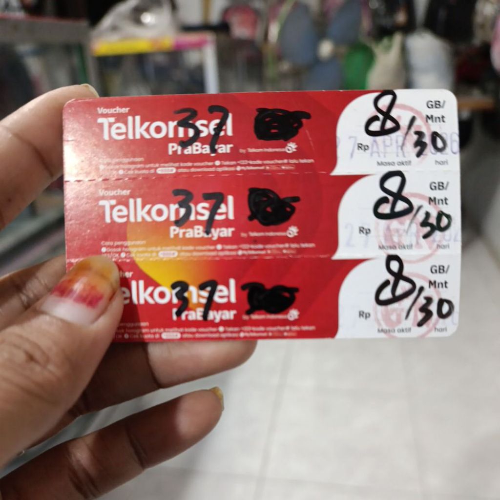 VOUCHER DATA TELKOMSEL 8 GB 30 HARI