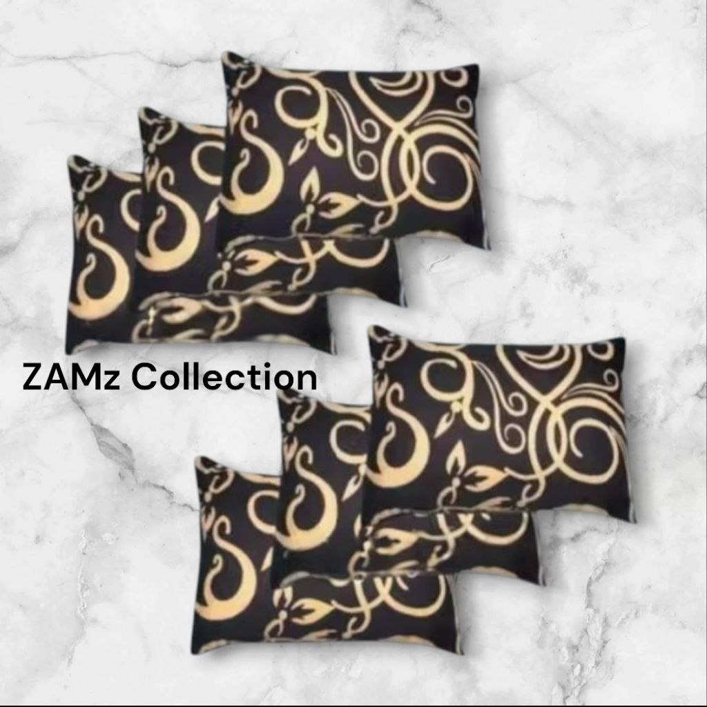 Sarung Bantal Resleting Bahan Katun Motif Terbaru Per 6 Pcs Harga Grosir