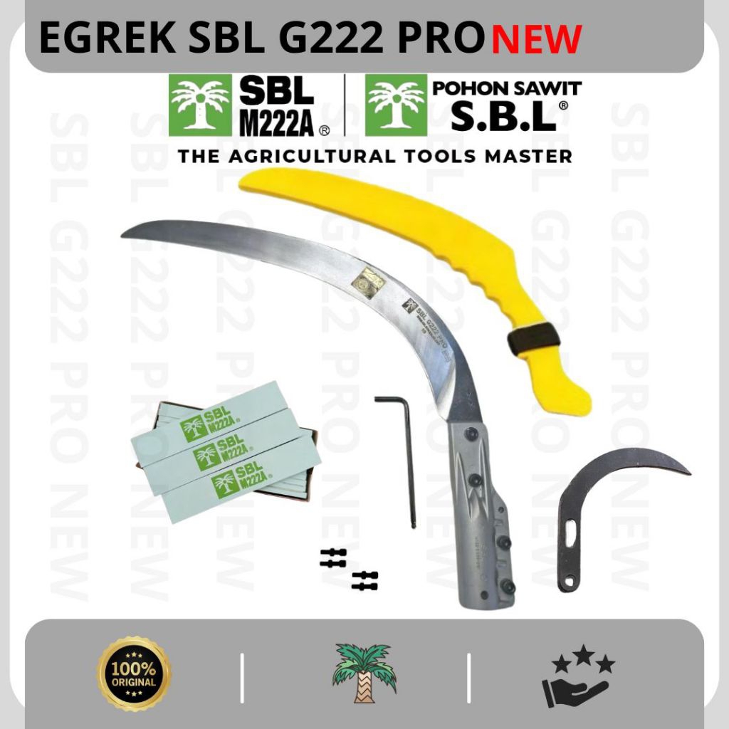 Egrek SBL G222 PRO Premium Original Sabit Sawit Berkualitas Tinggi