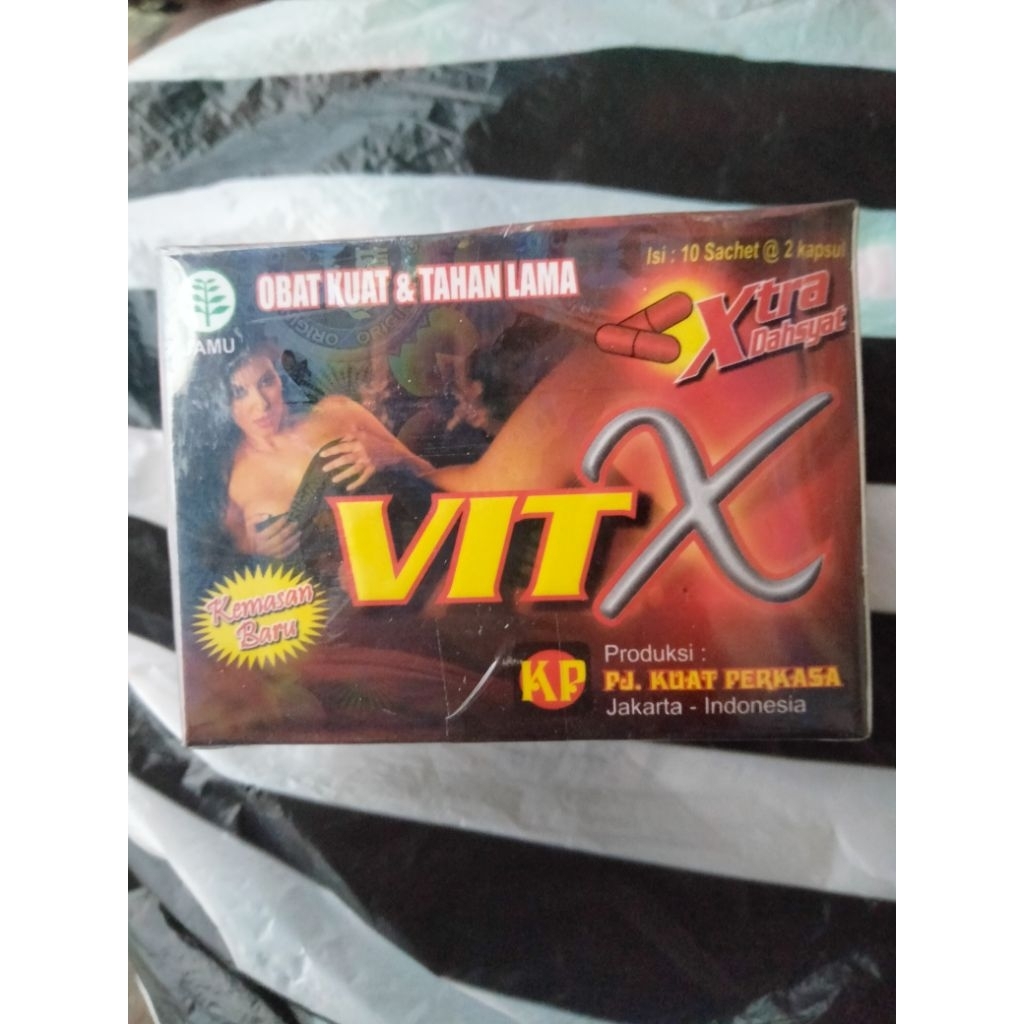 vit x kapsul original