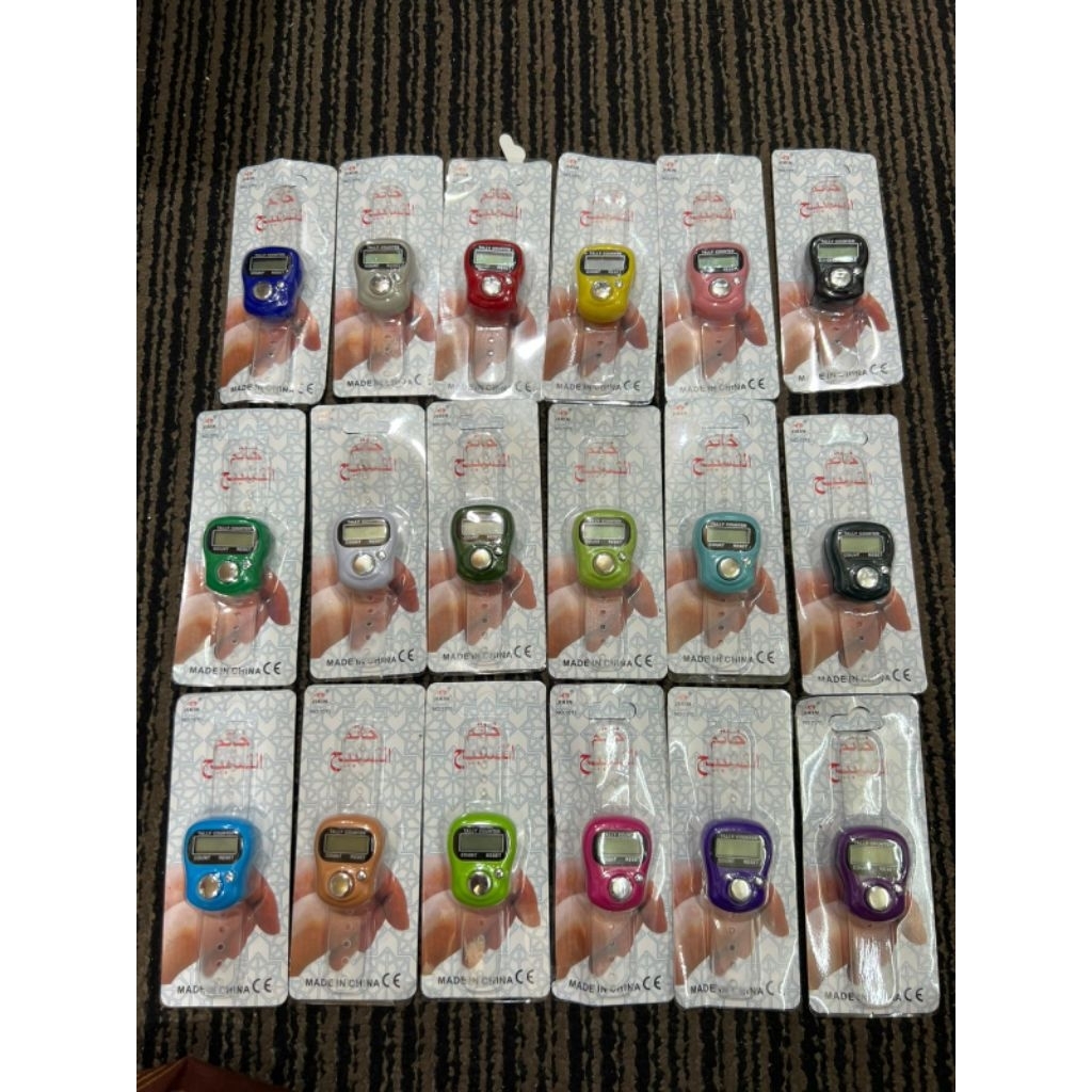 Tasbih Digital cincin banyak pilihan warna nya Grosir