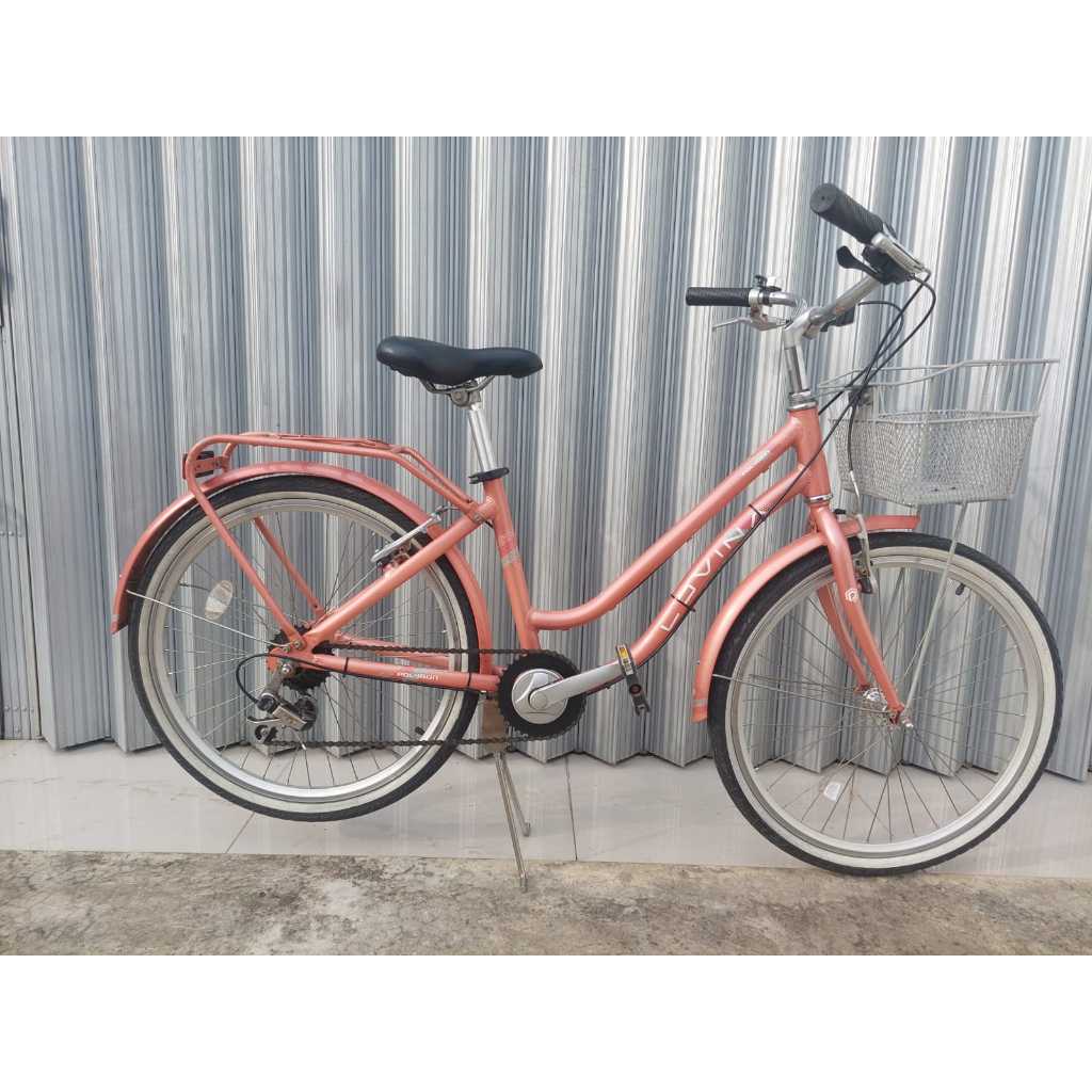 Sepeda Keranjang Polygon Wanita Lovina 24 alloy